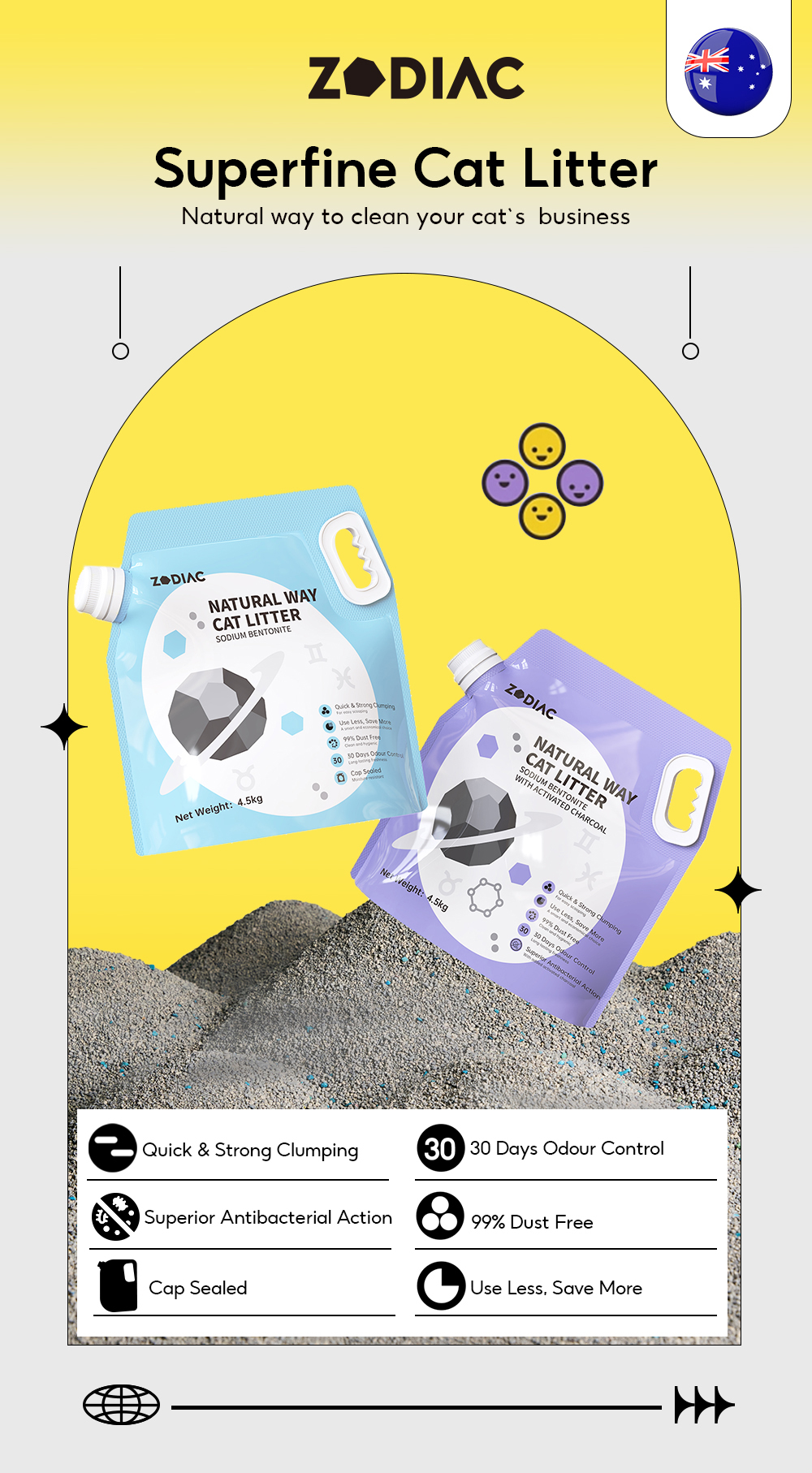 Australia ZODIAC Natural Superfine Bentonite-1